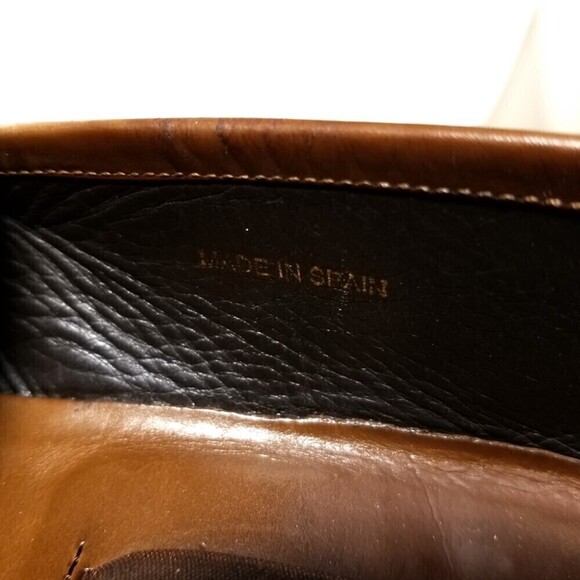 MEZLAN Ginza Calfskin Leather Classic Penny Loafer Dress Shoes Brown Old Money